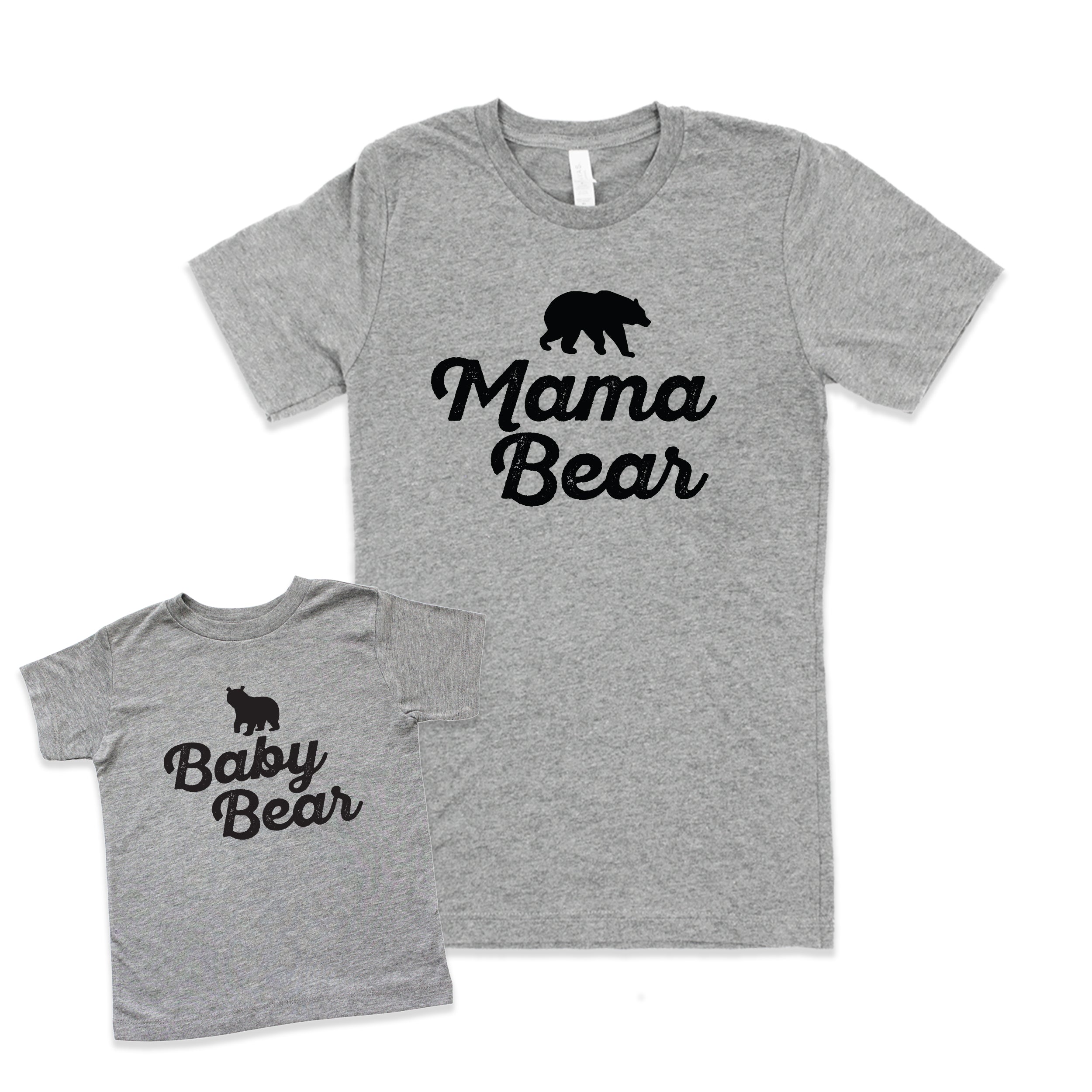 Baby Bear Onesie + Mama Bear Tee | Busted Thread Tees