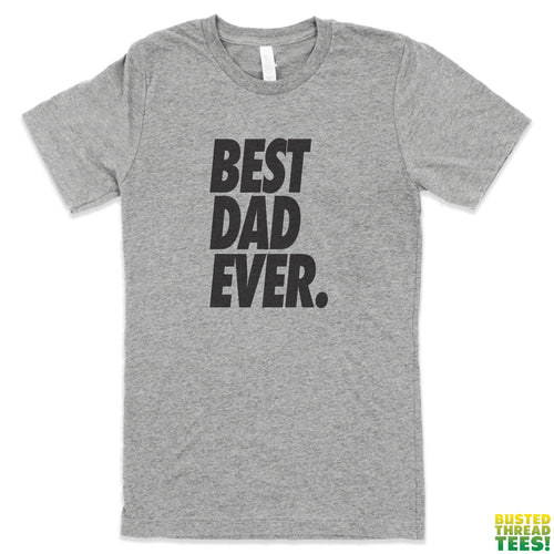 Best Dad Ever Grey Tee 