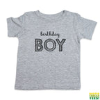 Birthday Boy Heather Grey Toddler Tee | Busted Thread Tees