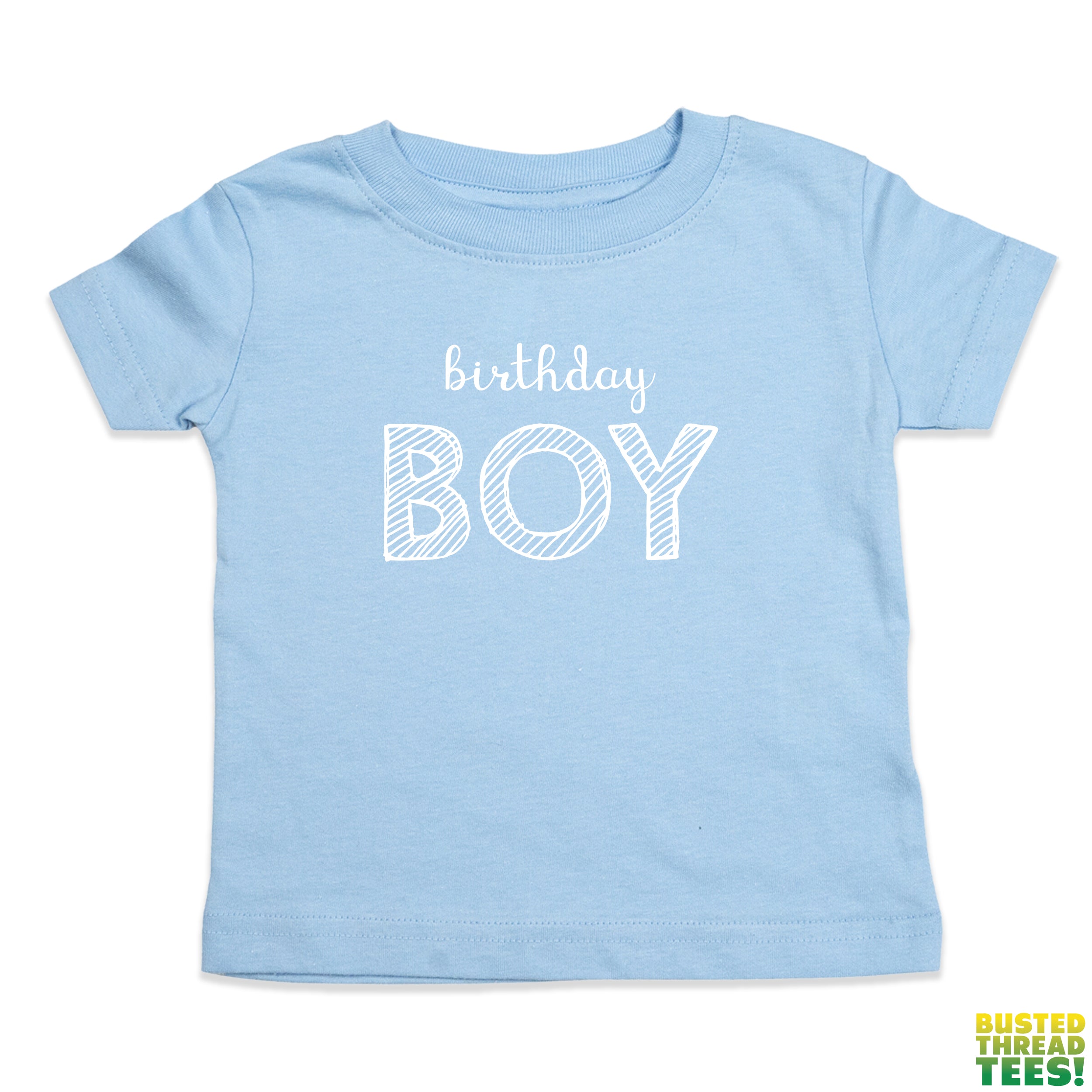 Birthday Boy Light Blue Baby Onesie