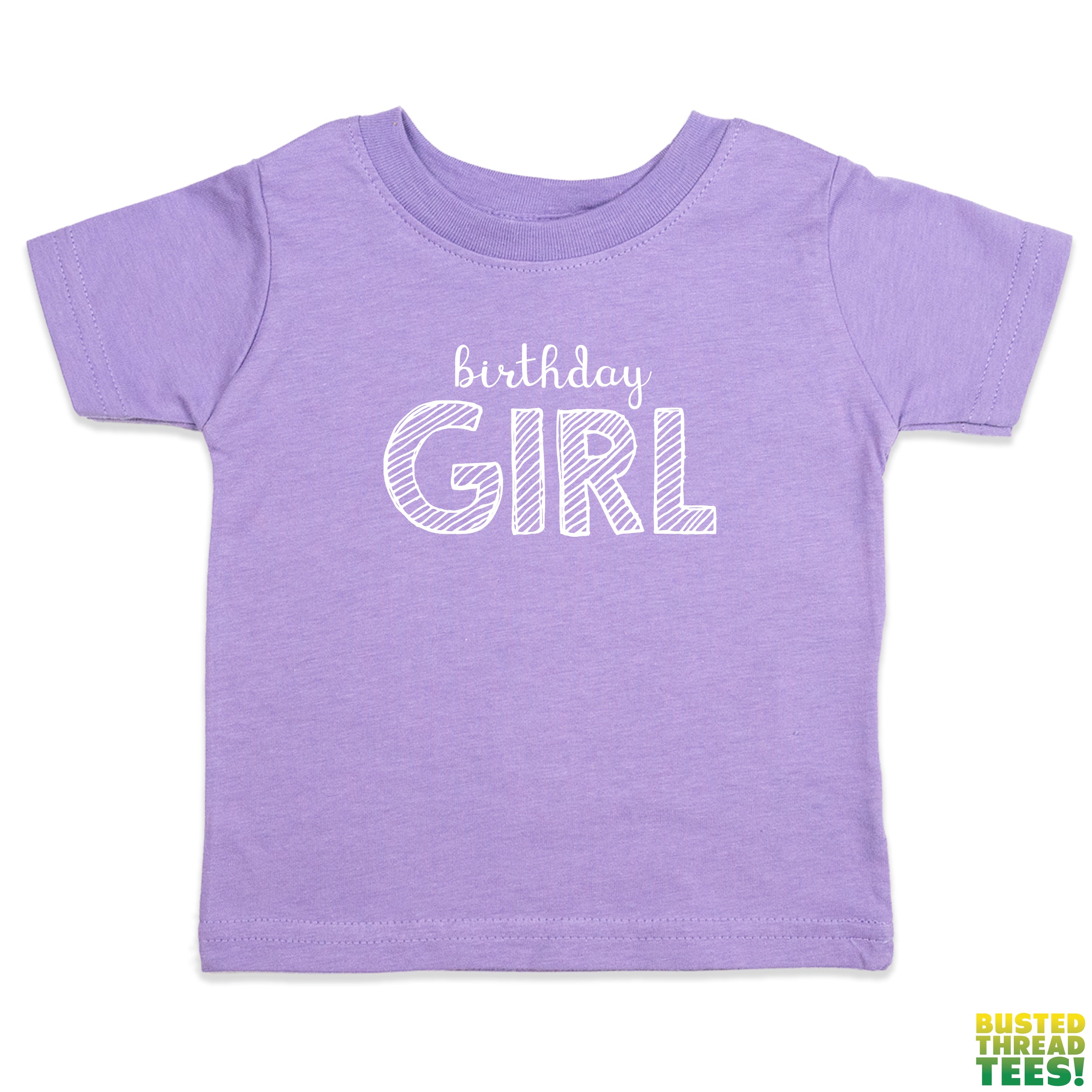 Birthday Girl Lavender Toddler Tee | Busted Thread Tees