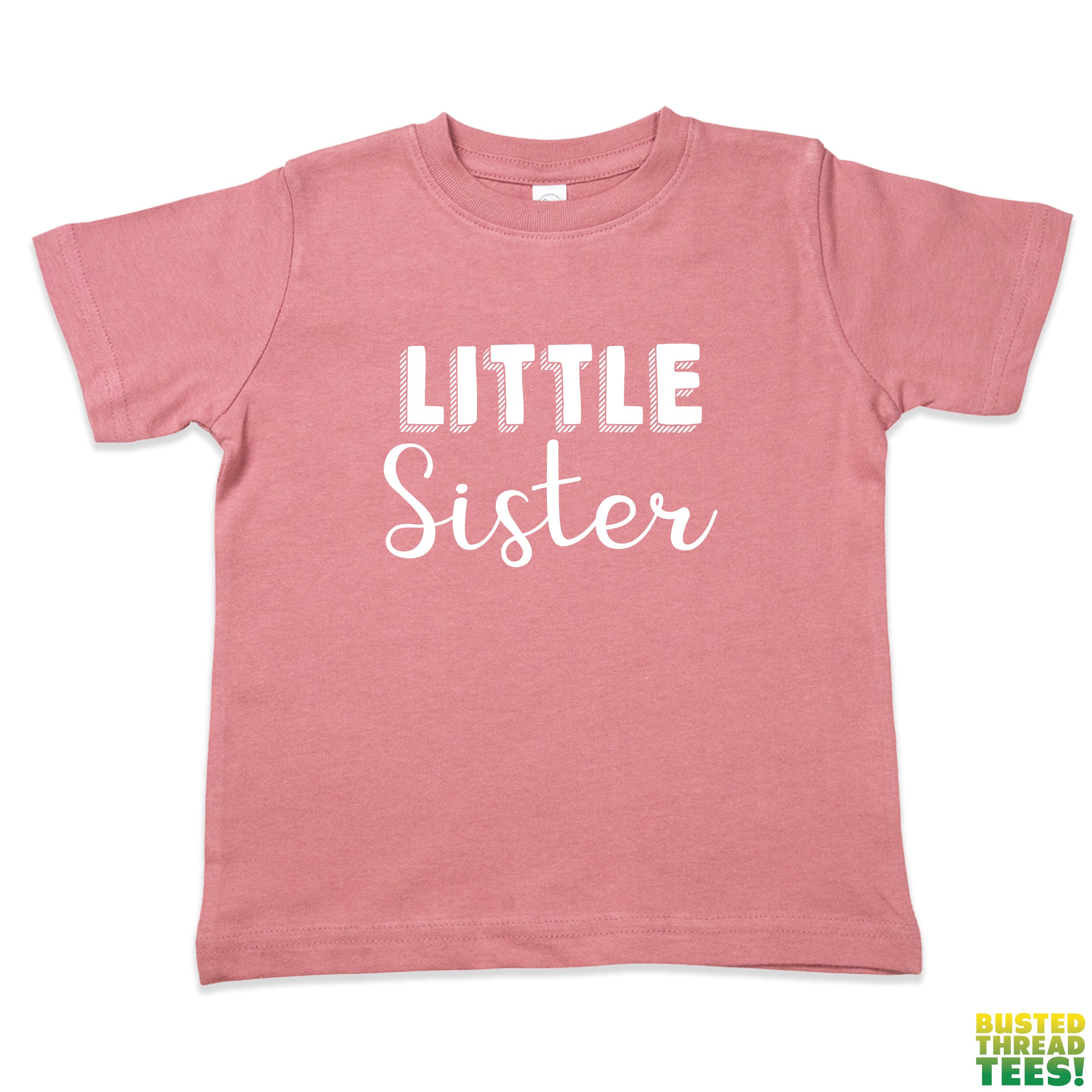 Little Sister Mauve Tee | Busted Thread Tees