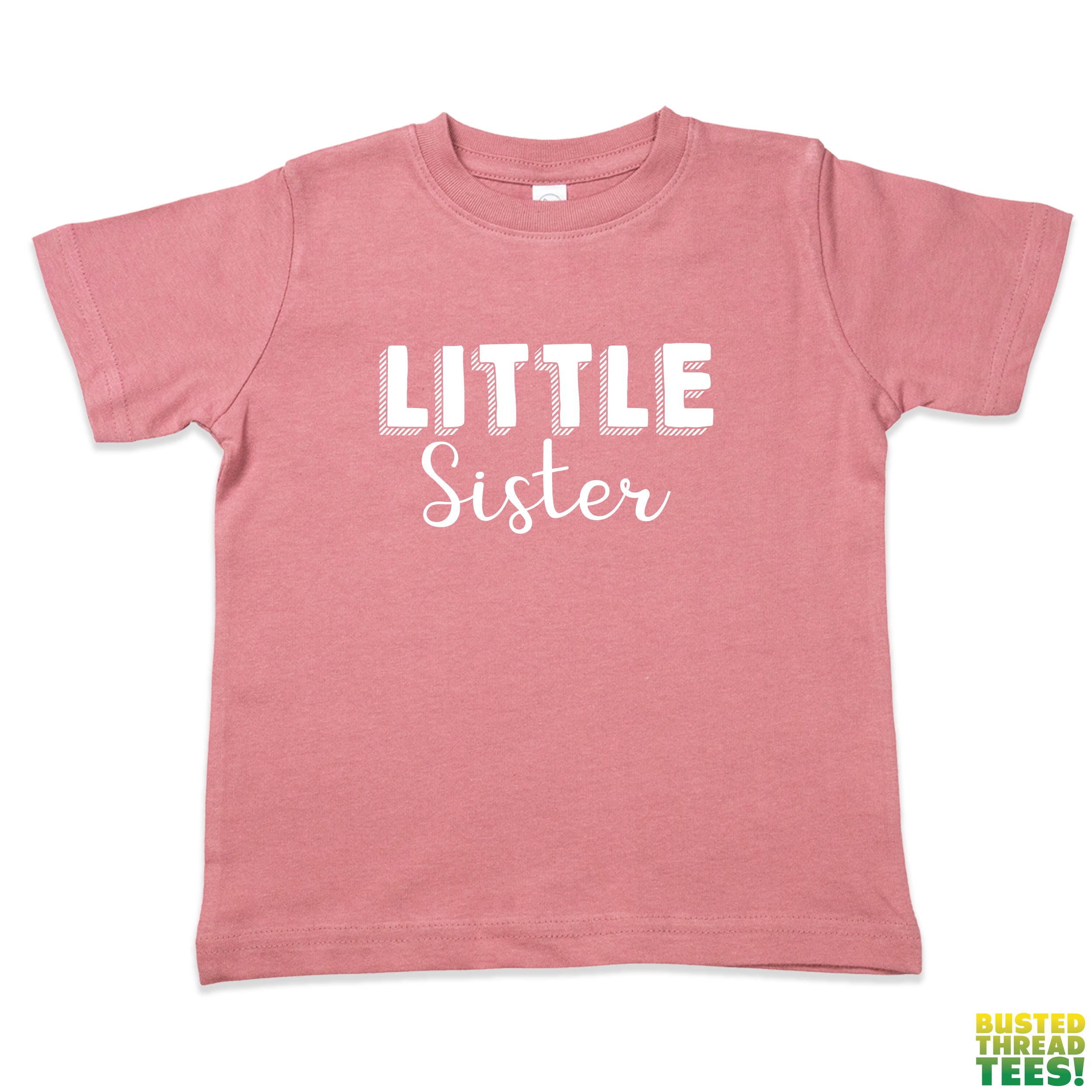 Little Sister Mauve Tee | Busted Thread Tees