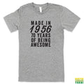 Made in 1956 - 70 Years of Being Awesome | Busted Thread Tees