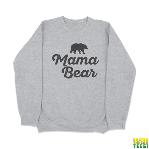 Mama Bear Heather Grey Crewneck Sweatshirt