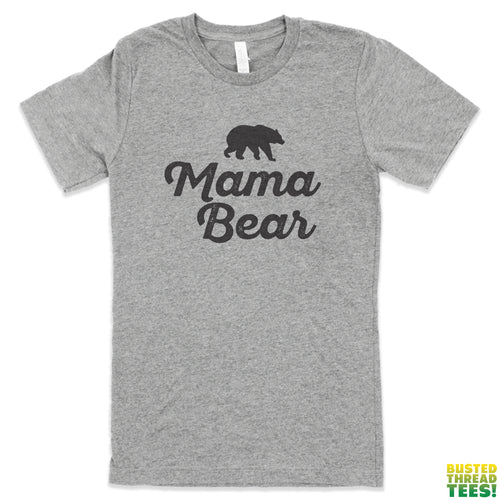 Mama Bear Heather Grey Tee | Busted Thread Tees