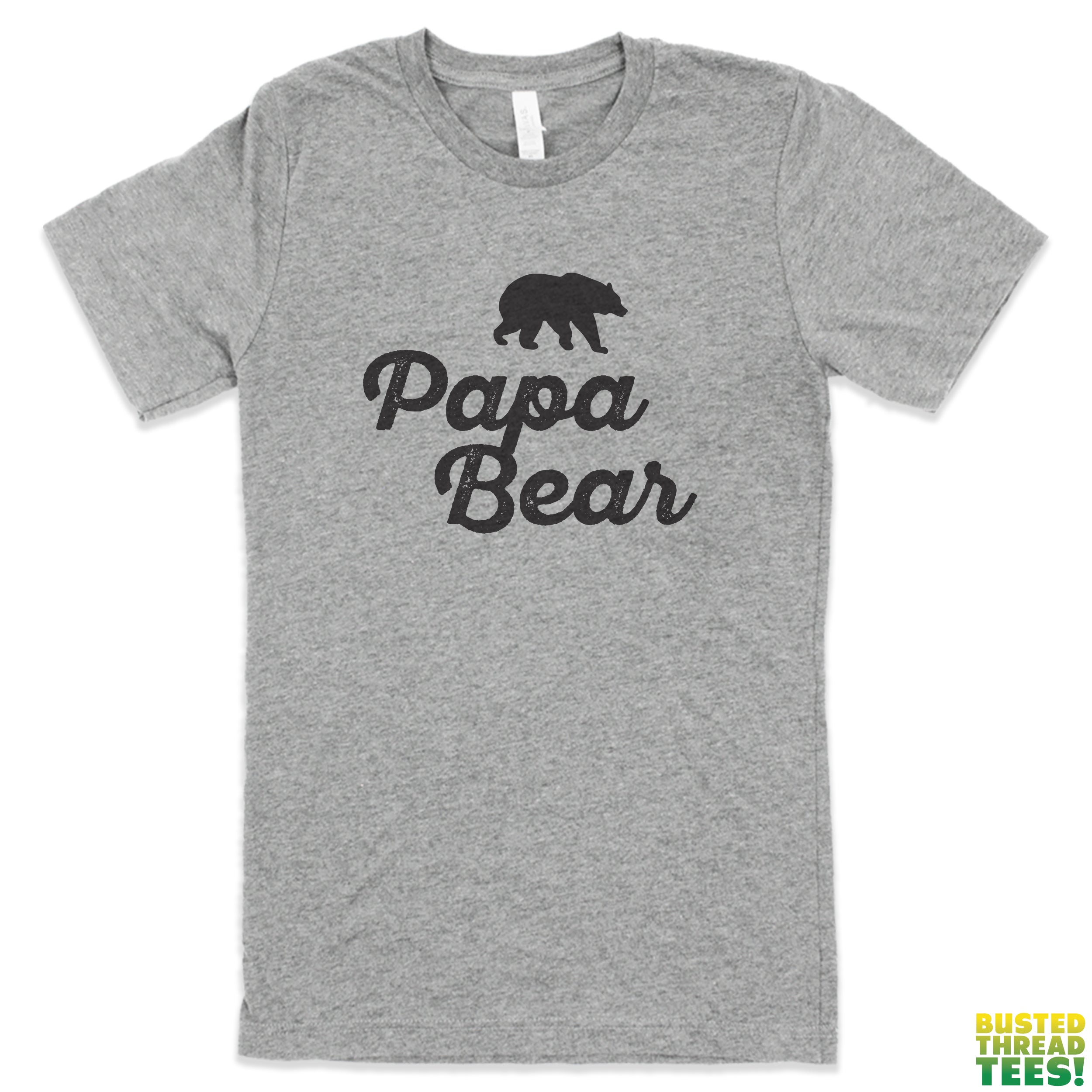Papa Bear Grey Tee | Busted Thread Tees 
